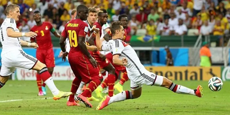 Đức và Ghana đã có nhiều trận đối đầu nảy lửa trước đây